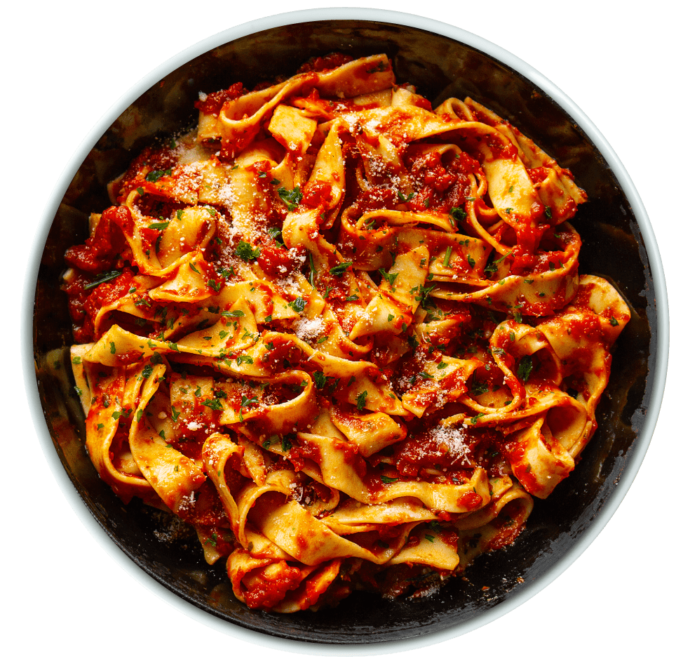 Pasta Boloñesa - Red & Green Comida Artesanal